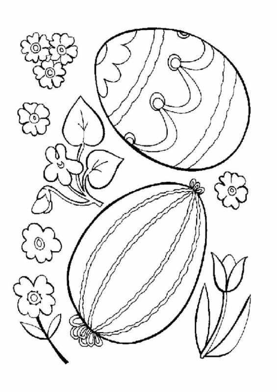 Раскраска Пасха