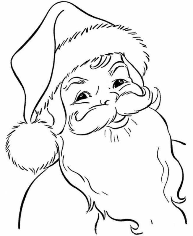 Мешок Деда Мороза раскраска