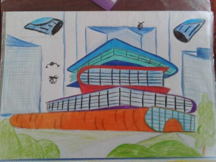 С днём рождения школа рисунок