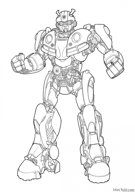 Раскраски. Роботы