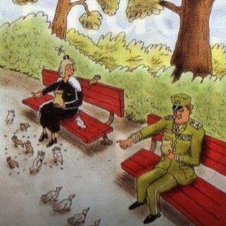 Карикатуры на военную тему