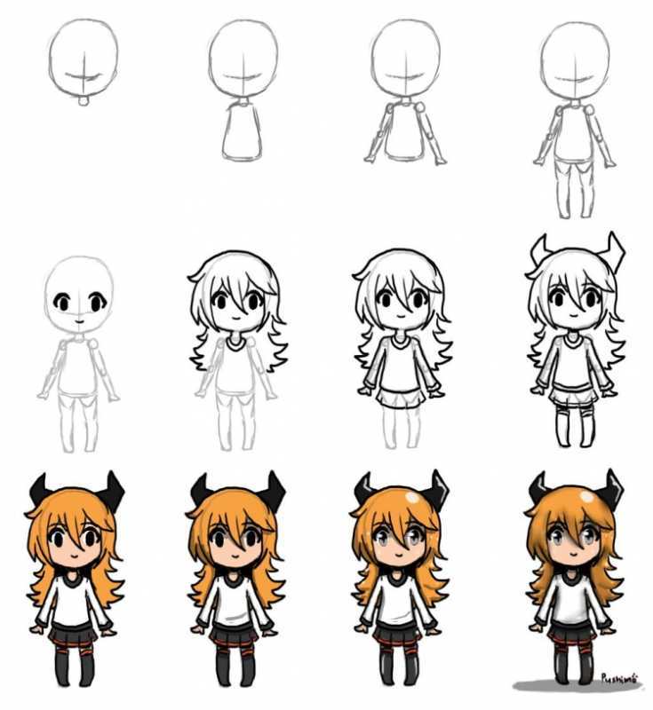 Стиль рисовки Чиби