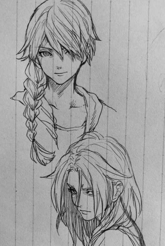 Аниме парни для срисовки для начинающих