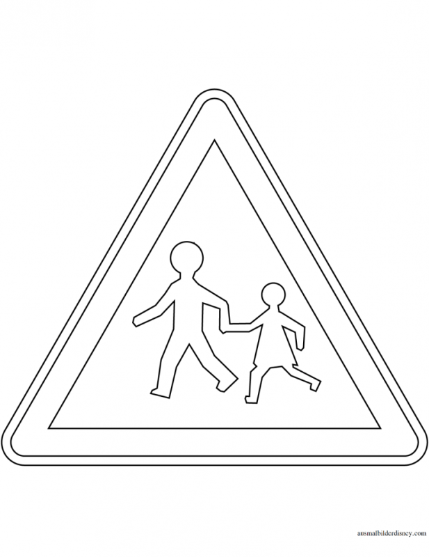 Предупреждающие знаки раскраска