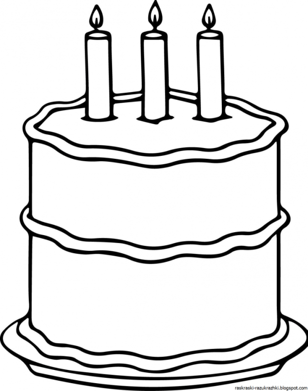 Торт мультяшный