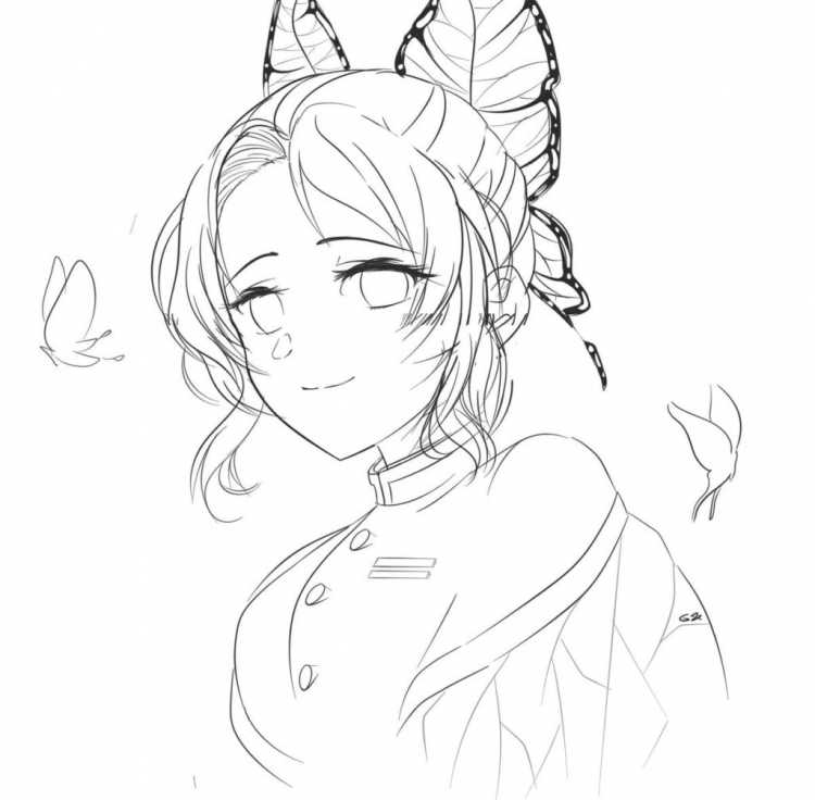 Раскраски для девочек аниме