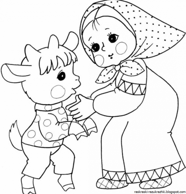 Раскраски по сказкам