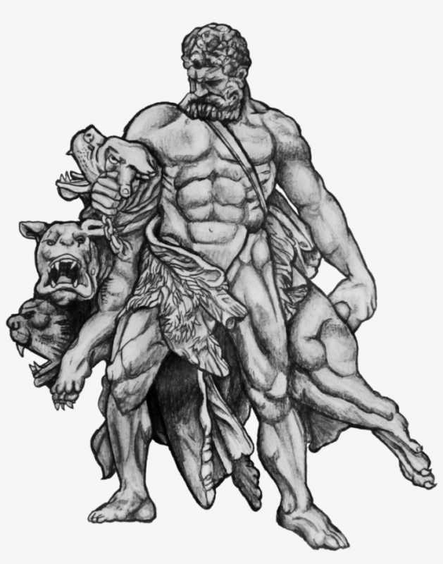 Рисунок к мифу Тесей и Минотавр