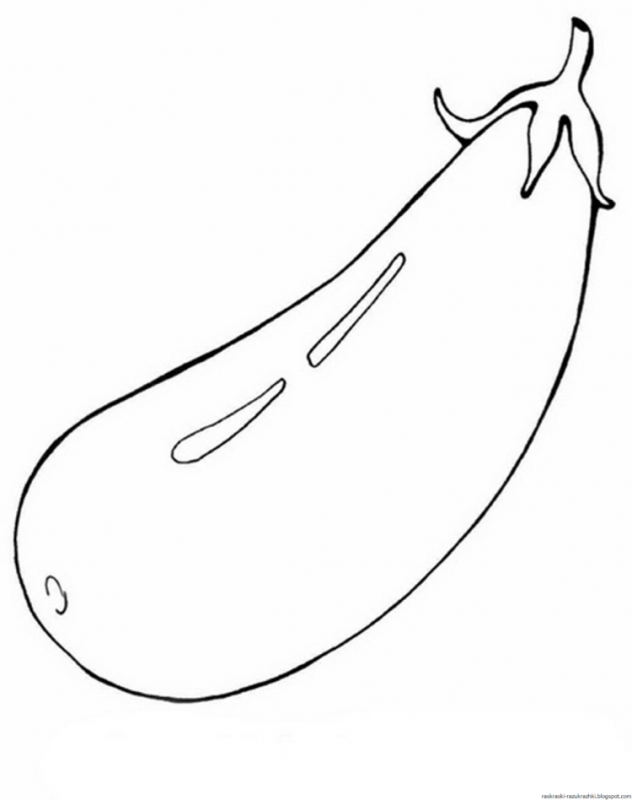 Контур овощей и фруктов