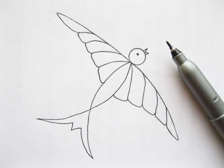 Рисунки маркерами пошагово