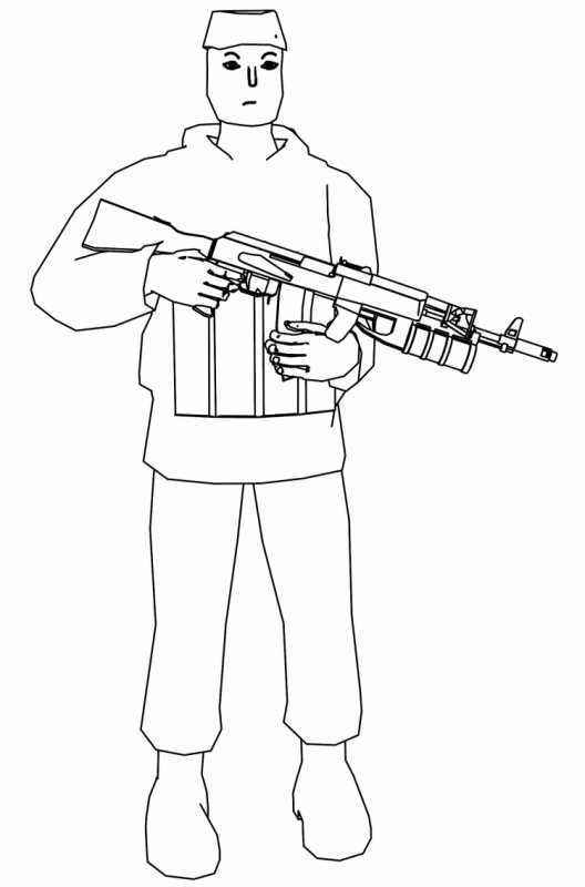 Раскраска 23 февраля для детей