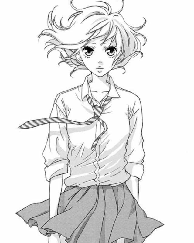 Как нарисовать аниме девушку