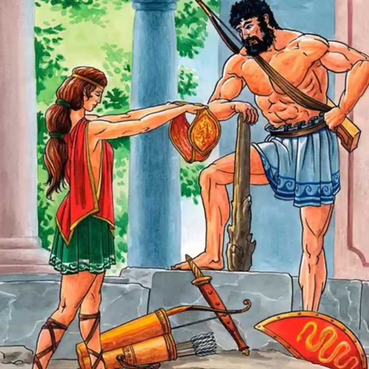 Кентавр Хирон и Геракл