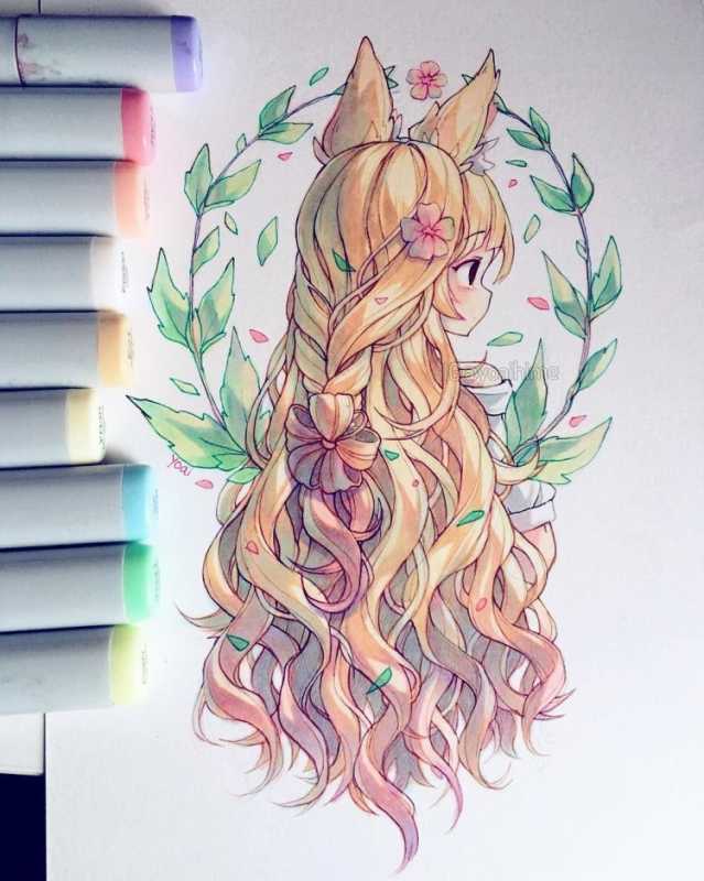 Аниме для рисования цветные