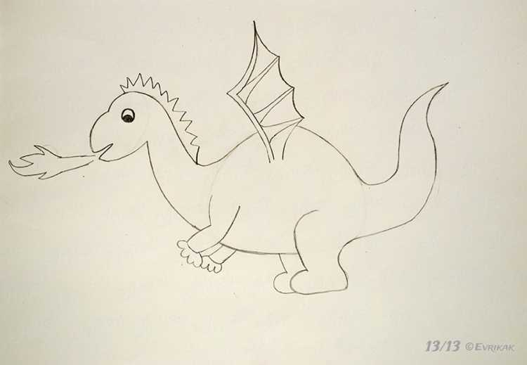 Дракон мультяшный