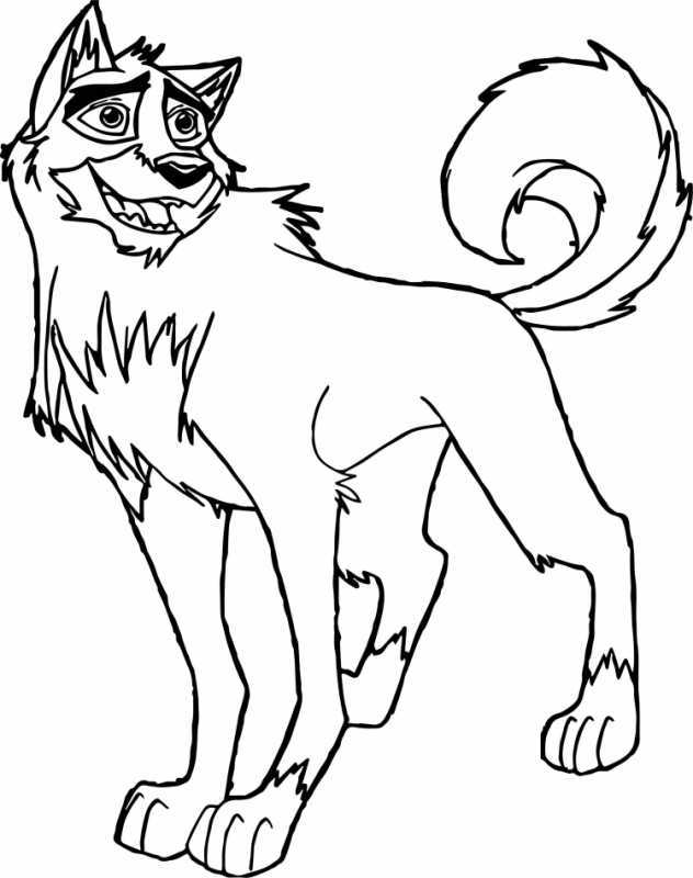 Голова волка раскраска