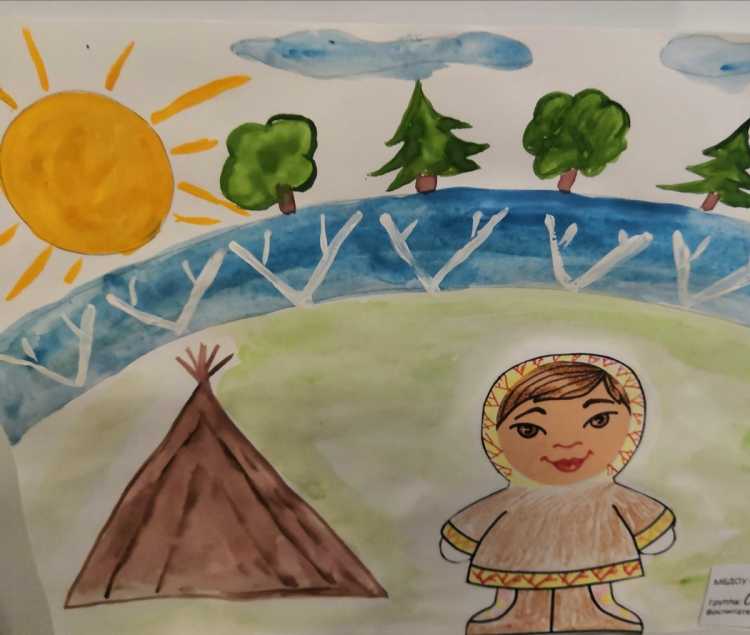 Моя Югра рисунки детей