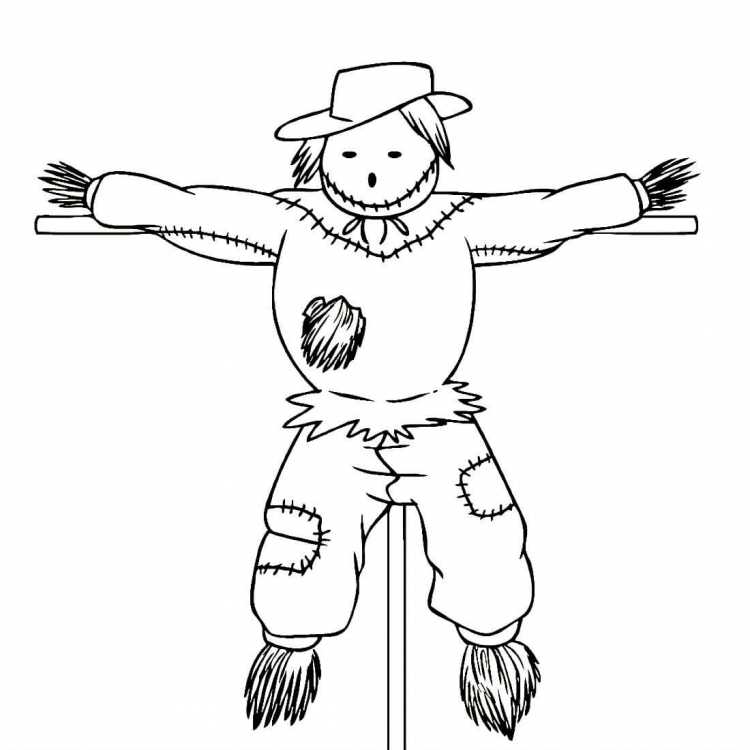 Тряпичная кукла раскраска для детей