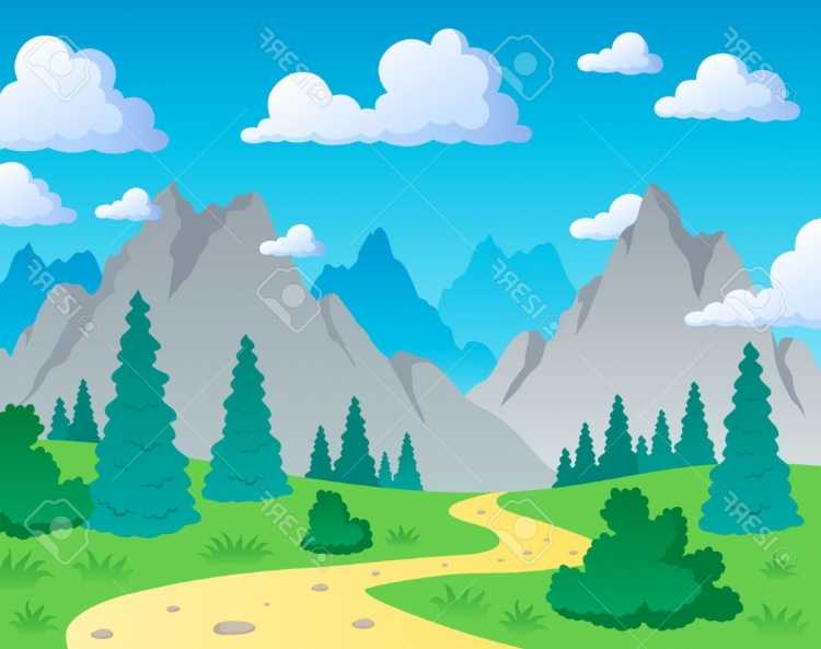 Гора с тропинкой для детей