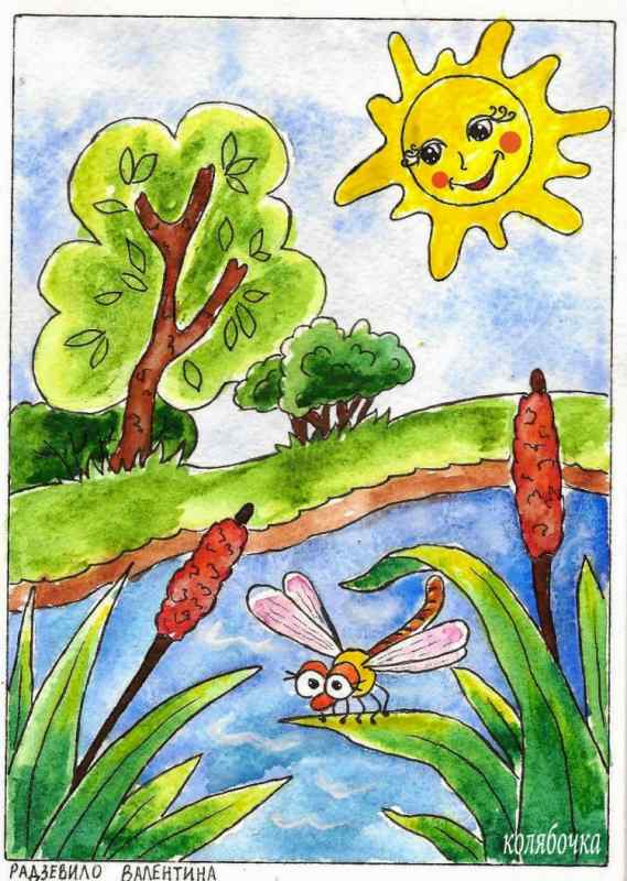 Рисунок лето