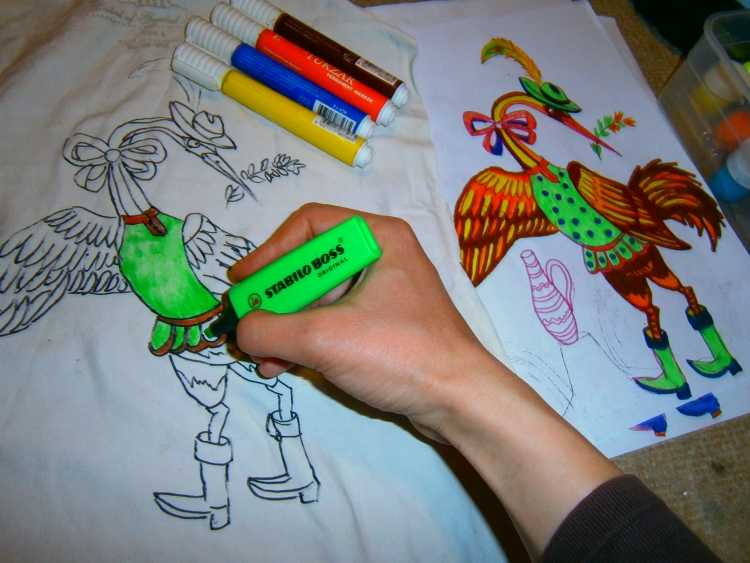 Рисунки обычными фломастерами