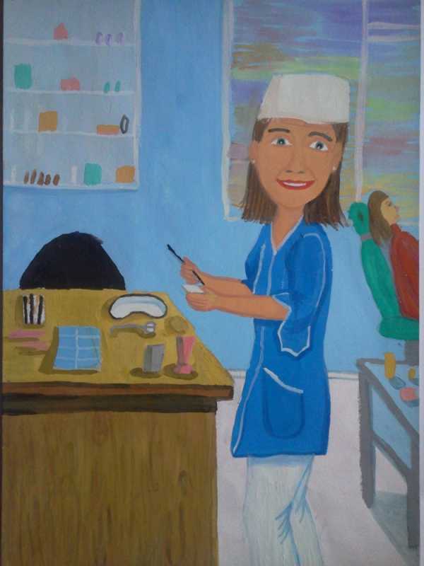 Рисование на тему профессии