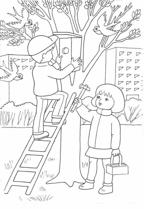 Раскраска к сказке красная шапочка Шарль Перро