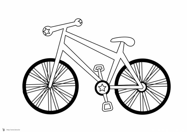 Велосипед рисунок для детей
