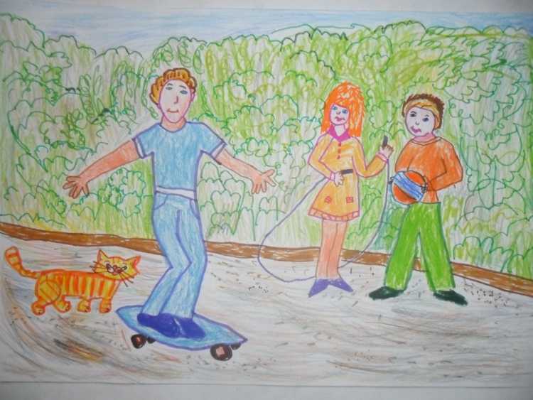 Иллюстрации к теме летние каникулы