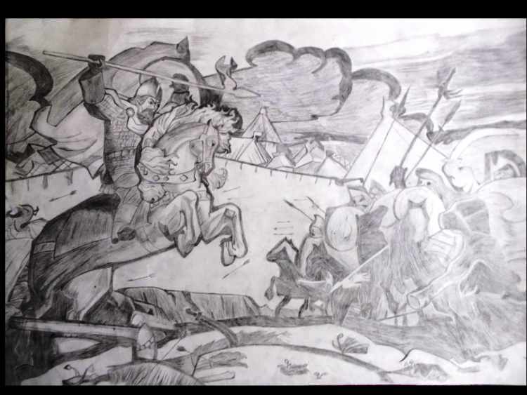 Исторический Жанр в графике