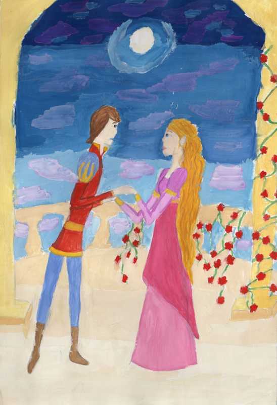 Рисунок Ромео и Джульетта 3 класс