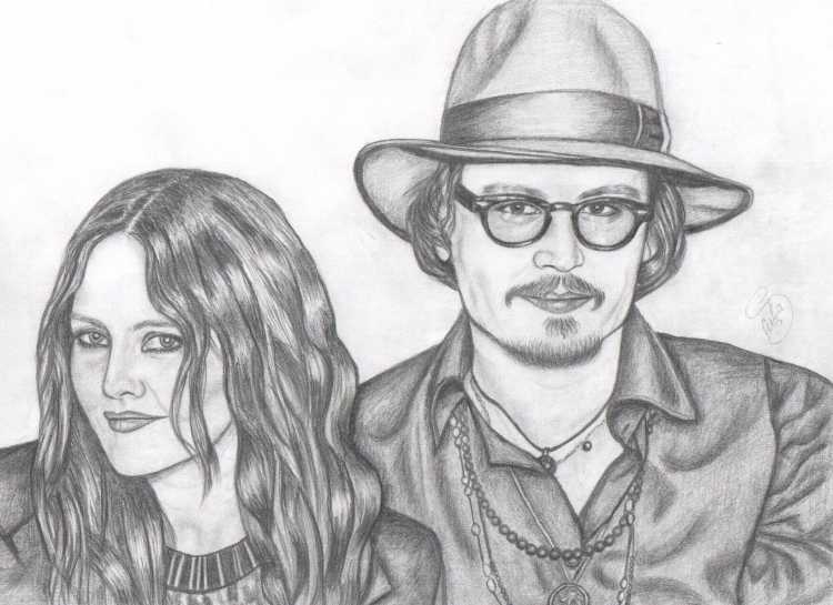 Нарисованный Джонни Депп