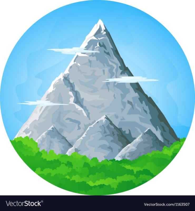 Изображение горы для детей