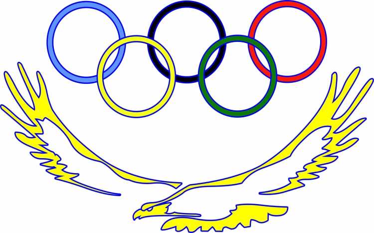 Олимпийские кольца рисунок