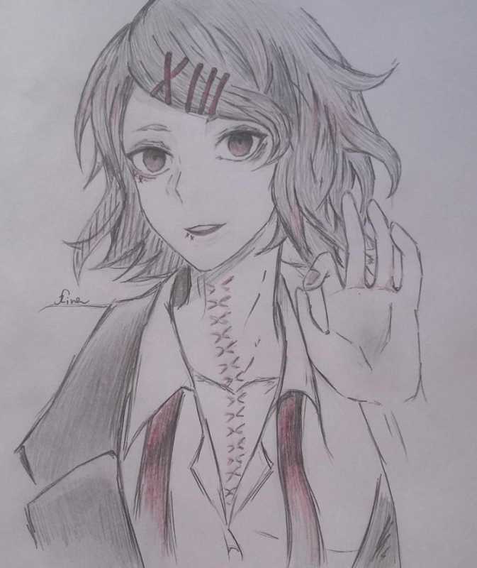 Раскраски аниме Токийский гуль