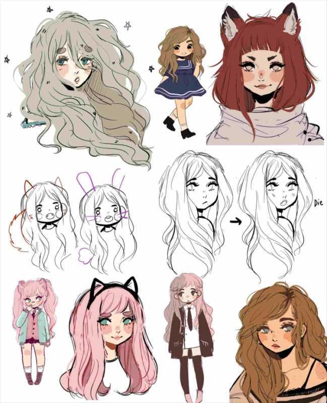 Персонажи Наруто для срисовки