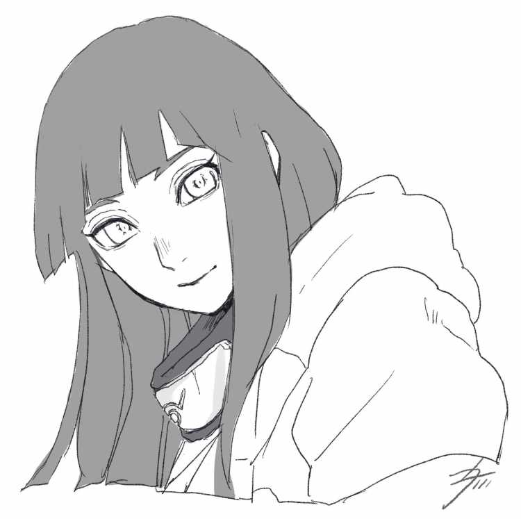 Хината Хьюга контур