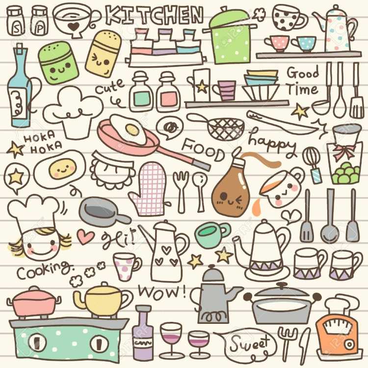 Милые предметы для срисовки