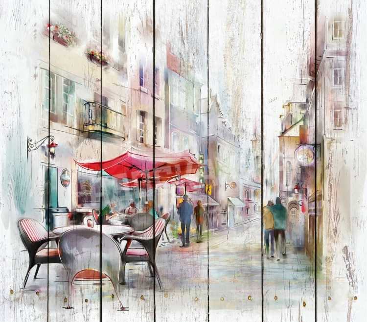 Акварельная живопись фотообои