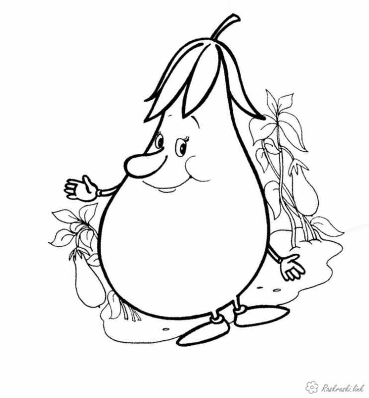 Огурец раскраска