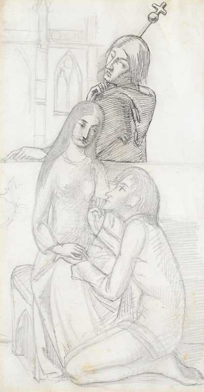 Ромео и Джульетта карандашом