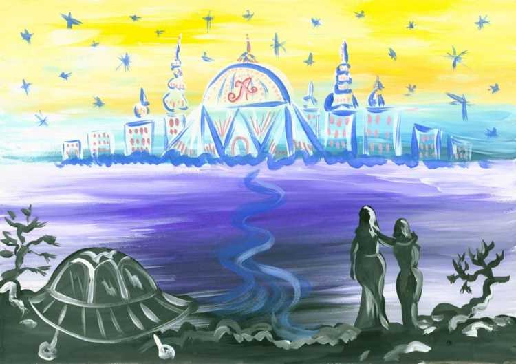 Будущее Югры детские рисунки