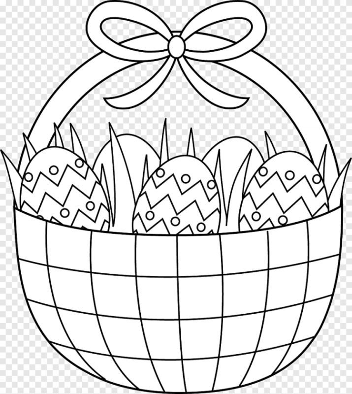 Пасхальный кролик раскраска