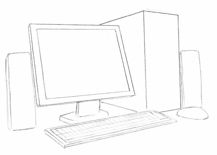 Ноутбук схематично