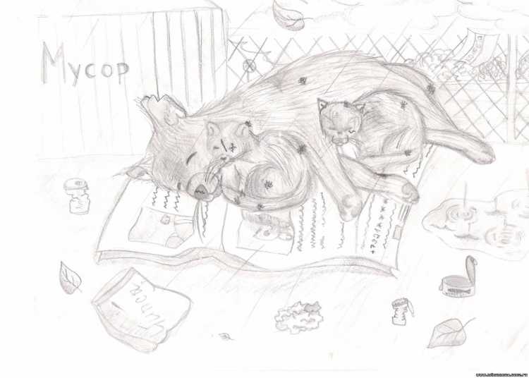 Рисунки на тему забота о брошенных животных