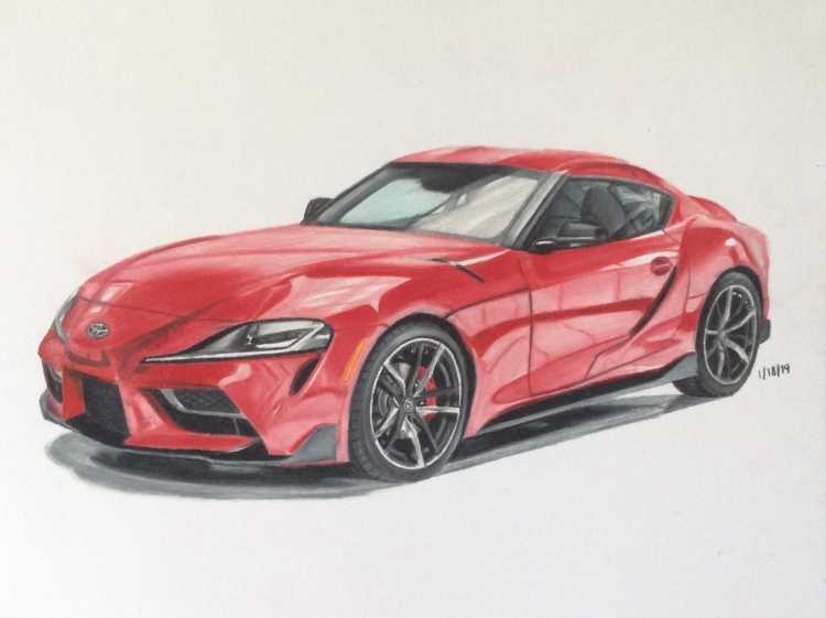 Toyota Supra draw