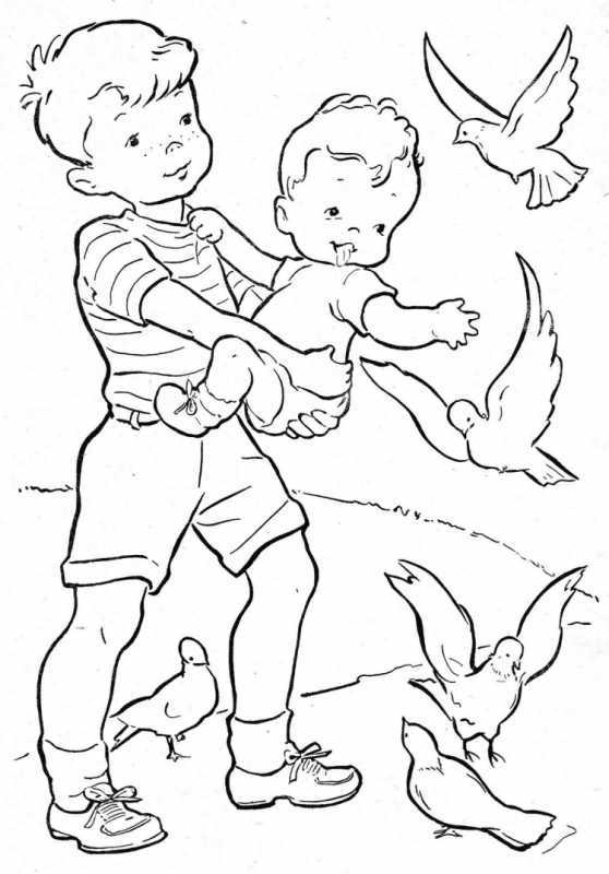 Раскраска день защиты детей 1 июня