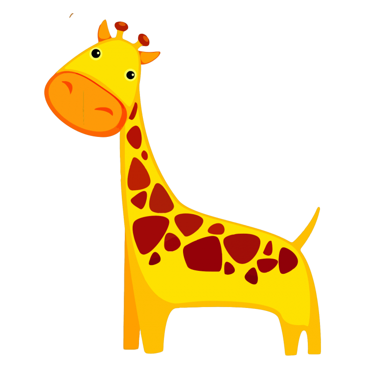 Жирафы мультяшные
