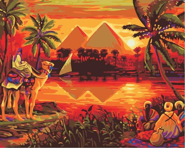 Алмазная мозаика египетские пирамиды