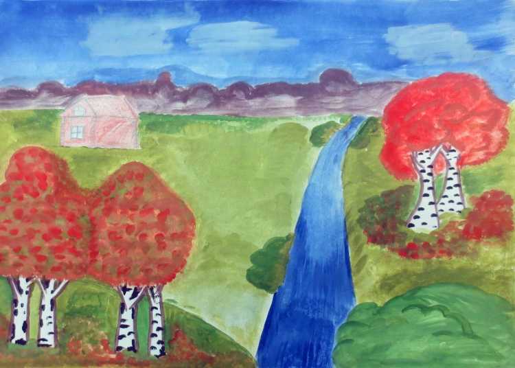 Краски родного края рисование